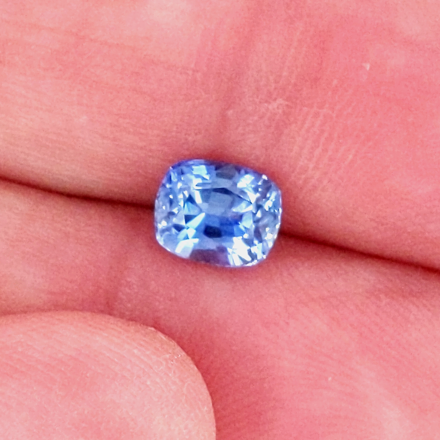 Sri Lanka Cushion Cut Blue Sapphire 1.35 Cts 6.7x5.6x4.1mm - Simply ...