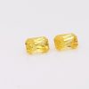 Sri Lanka Yellow Sapphire Radiant Cut Emerald Cut Matched Pair 6.5x4.5mm  1.82 cts - Image 7