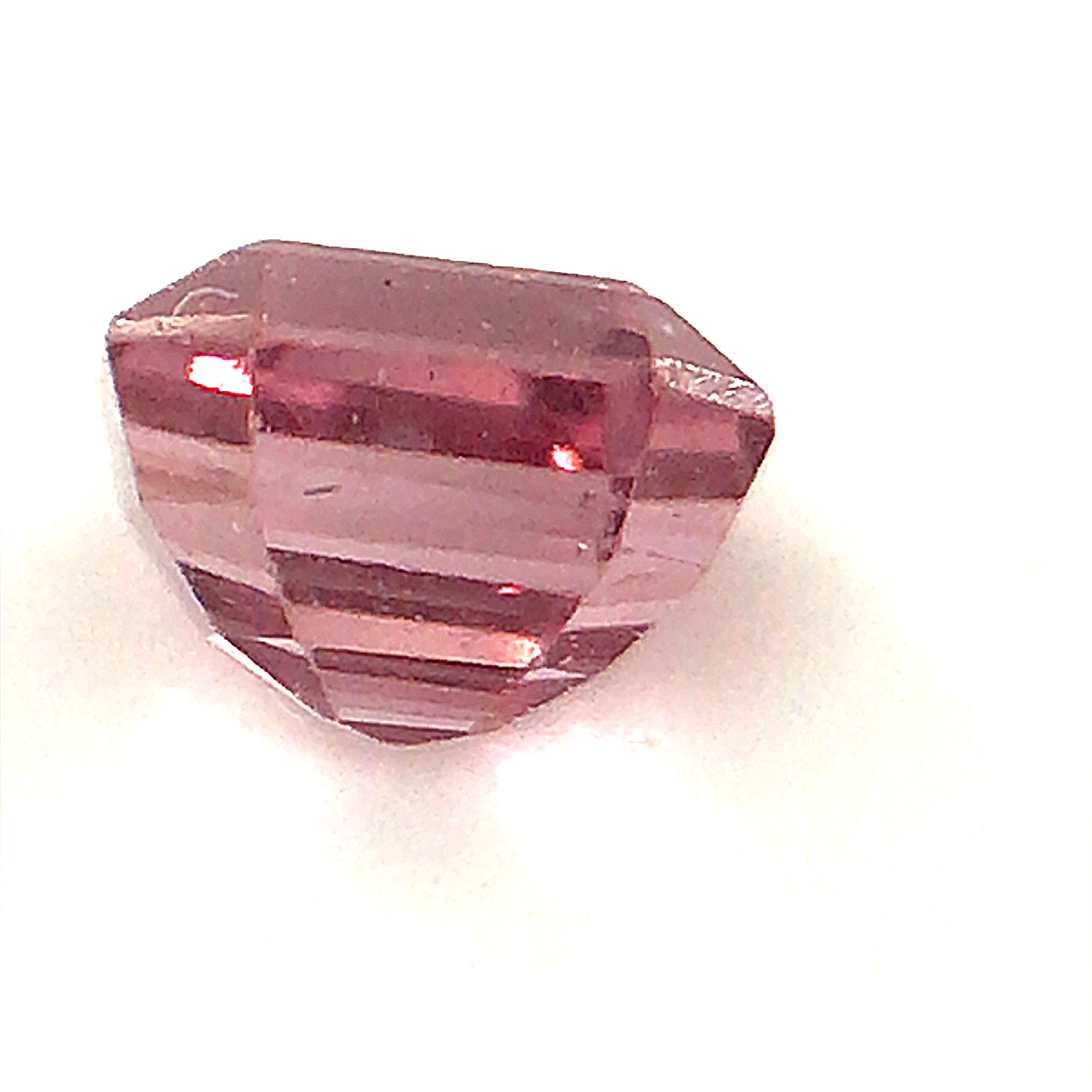 Sri Lanka Pink Emerald Cut Sapphire 0.71 carats 5.6x4.4mm - Simply ...